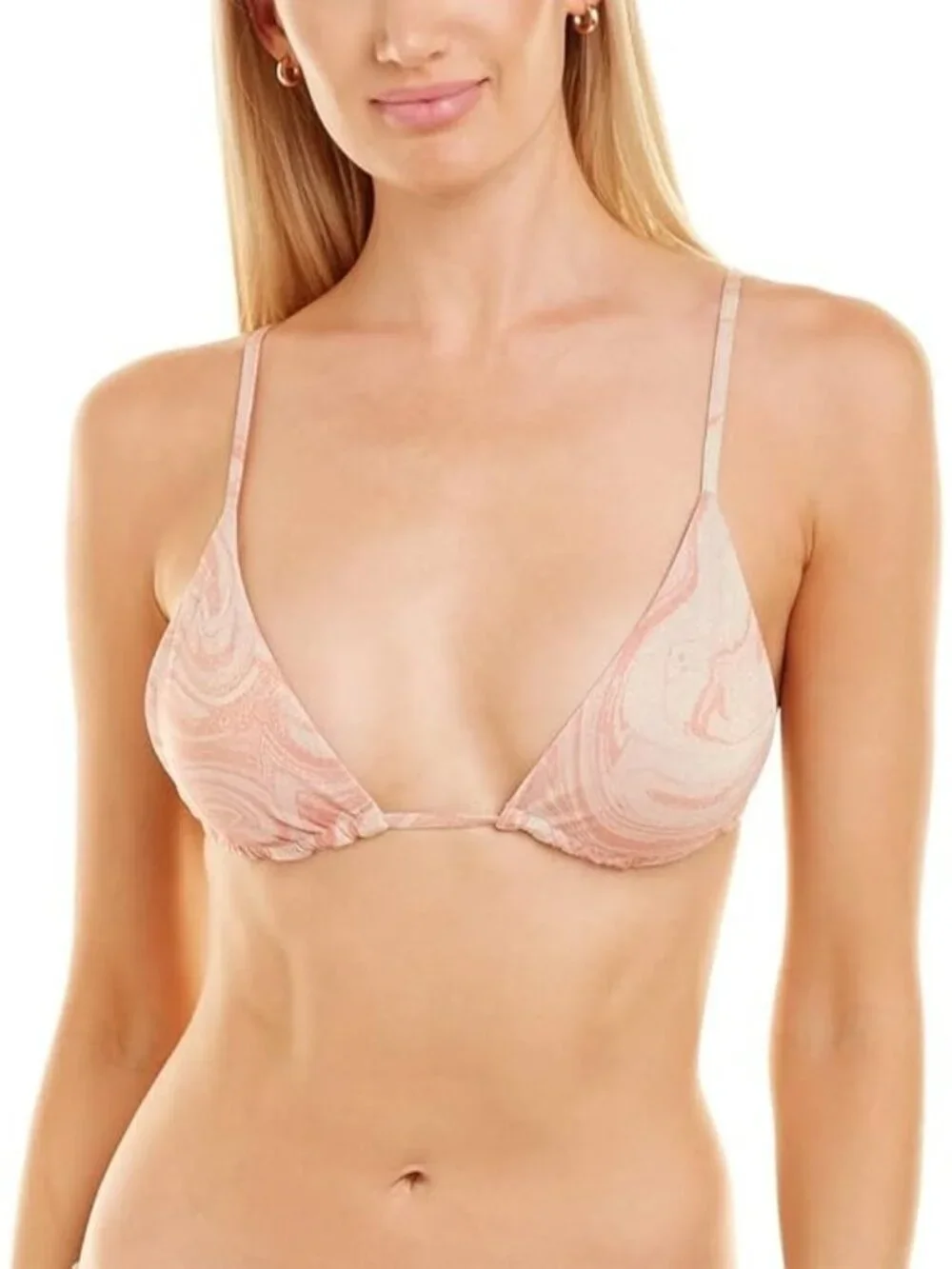 L*Space Brittany Bikini Top in All Swirled Up New Womens Swimsuit
